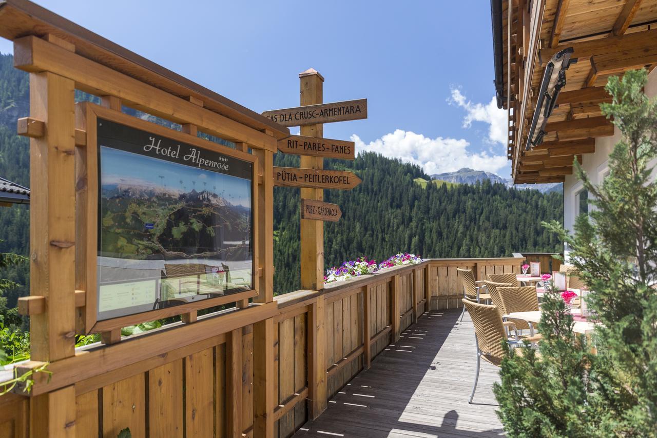Hotel Alpenrose Dolomites La Valle Exterior foto